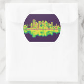 Halifax Canada Skyline Runder Aufkleber (Tasche)