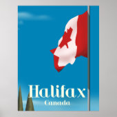 Halifax Canada Travel Poster (Vorne)