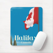 Halifax Canada Travel Poster Mousepad (Mit Mouse)