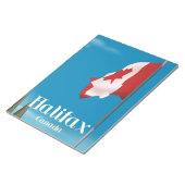 Halifax Canada Travel Poster Notizblock (angewinkelt)
