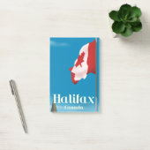 Halifax Canada Travel Poster Post-it Klebezettel (Büro)