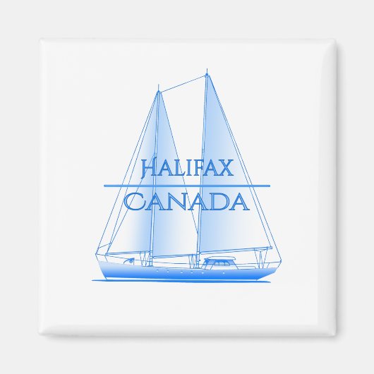 Halifax Coastal Nautical Sailing Magnet (Vorne)
