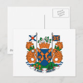 Halifax Coat of Arms Postcard Postkarte (Vorne/Hinten)