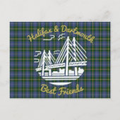 Halifax & Dartmouth Best friends buds Postkarte (Vorderseite)