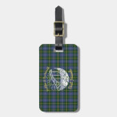 Halifax Dartmouth Friends Gepäckanhänger Tartan (Vorderseite vertikal)
