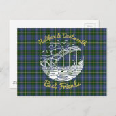 Halifax Dartmouth N.S Best Friends Postcard tartan Postkarte (Vorne/Hinten)