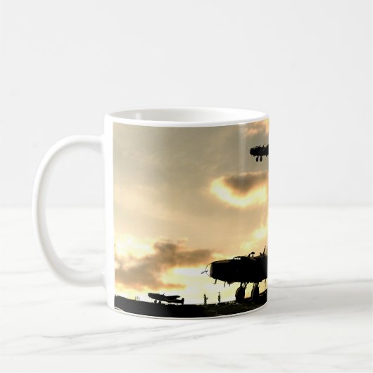 Halifax Dispersal 1943 Kaffeetasse (Links)
