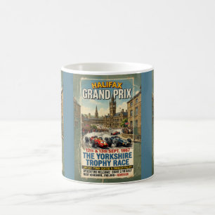 Halifax Grand Prix 1967 Yorkshire Trophy Rennen Kaffeetasse