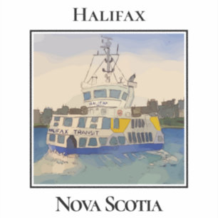 Halifax-Hafen-Fähre Aufkleber