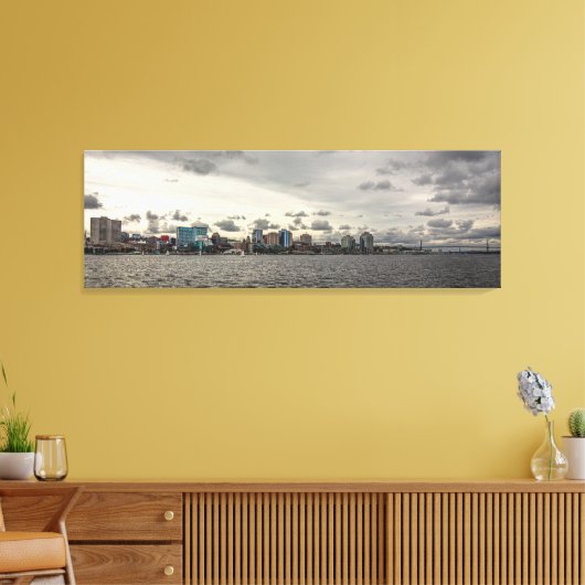 Halifax Harbor Skyline Leinwanddruck (Insitu (Wohnzimmer))