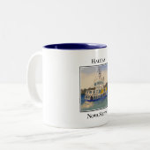 Halifax Harbour Ferry Boat Zweifarbige Tasse (Vorderseite Links)