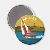 Halifax Kanada Magnet (Vorderseite/Rückseite)