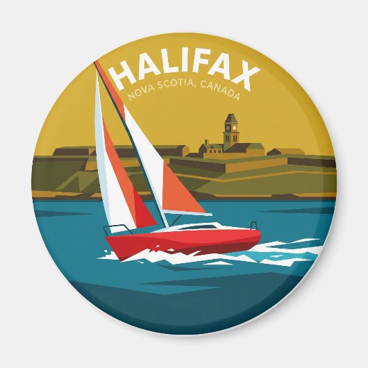 Halifax Kanada Magnet (Vorne)