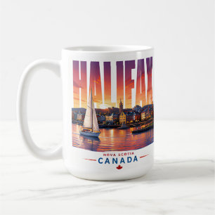Halifax Kanada Waterfront Hafen Reise Souvenir Kaffeetasse