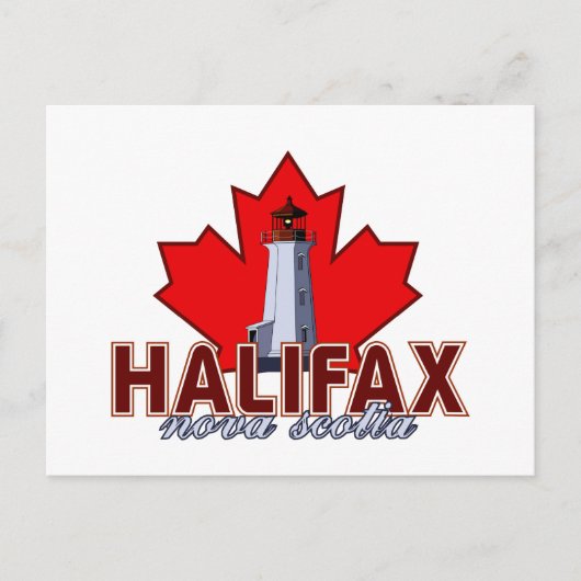 Halifax Lighthouse Postkarte (Vorderseite)