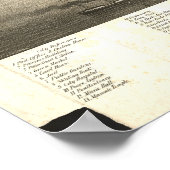 Halifax Nova Scotia 1879 Antique Panoramabalkarte Poster (Ecke)