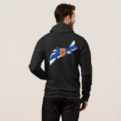 Halifax Nova Scotia bricht Hoodie auf (Schwarz voll)