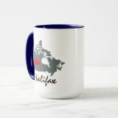 Halifax Nova Scotia Canada Teetasse Tasse (Vorderseite Links)