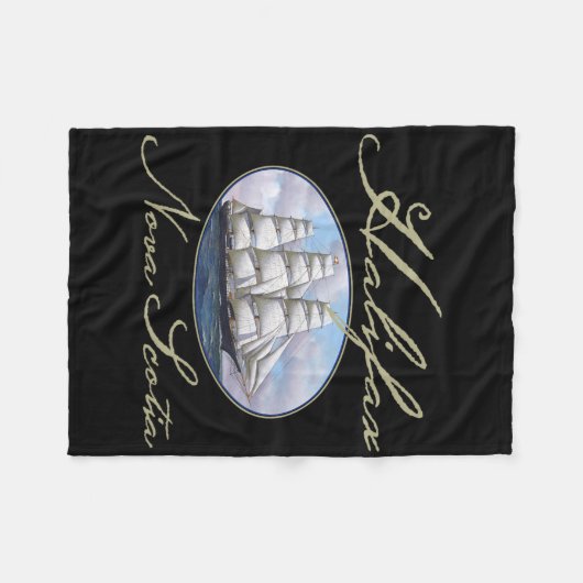 Halifax Nova Scotia Clipper Ship  Fleecedecke (Vorderseite (Horizontal))