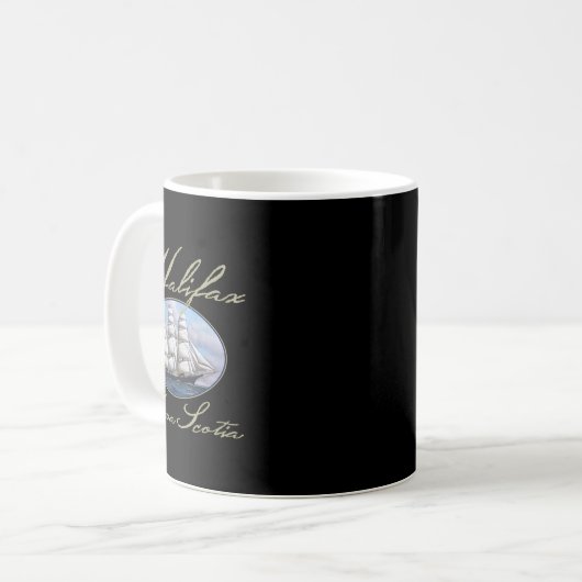Halifax Nova Scotia Clipper Ship Kaffeetasse (Vorderseite Links)
