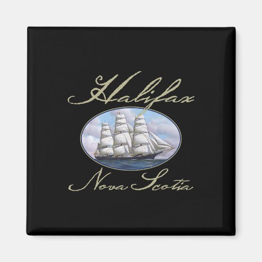 Halifax Nova Scotia Clipper Ship  Magnet (Vorne)