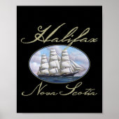 Halifax Nova Scotia Clipper Ship  Poster (Vorne)