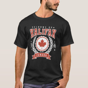Halifax Nova Scotia Kanada Ellbogen hoch kanadisch T-Shirt