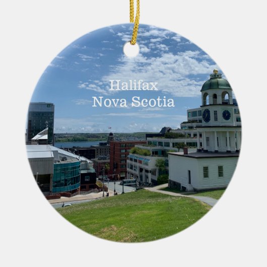 Halifax Nova Scotia Keramik Keramik Ornament (Vorne)