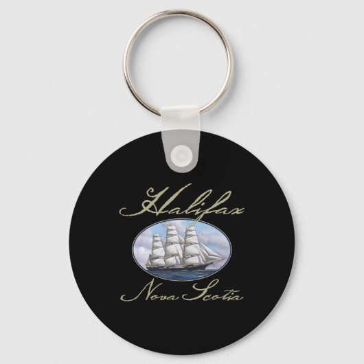Halifax Nova Scotia Klipper-Schiff Schlüsselanhänger (Vorderseite)