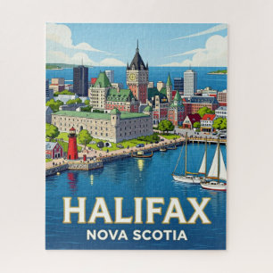 Halifax Nova Scotia Maritime Stadtansicht ⚓ Puzzle