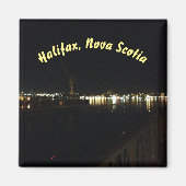 Halifax, Nova Scotia Night Magnet (Vorne)