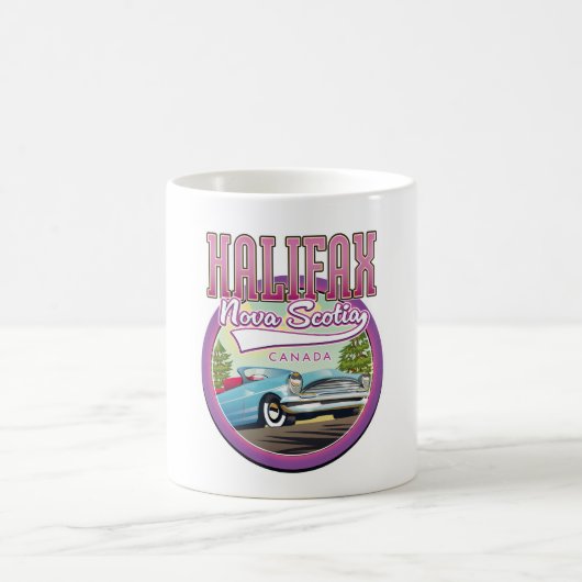 Halifax Nova Scotia Reise Logo Kaffeetasse (Mittel)