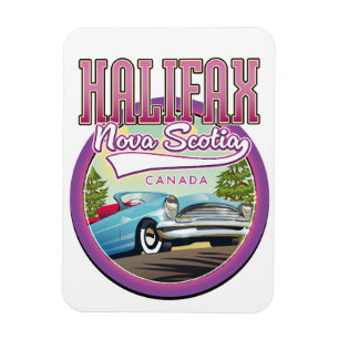 Halifax Nova Scotia Reise Logo Magnet