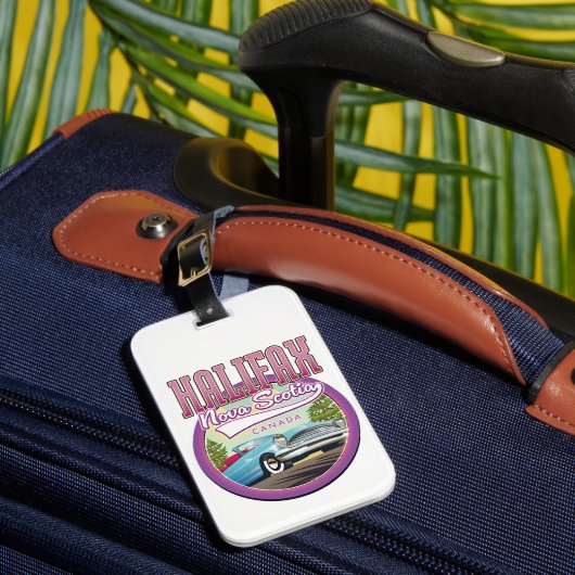 Halifax Nova Scotia Reiselogo Gepäckanhänger (Vorderseite Insitu 1)
