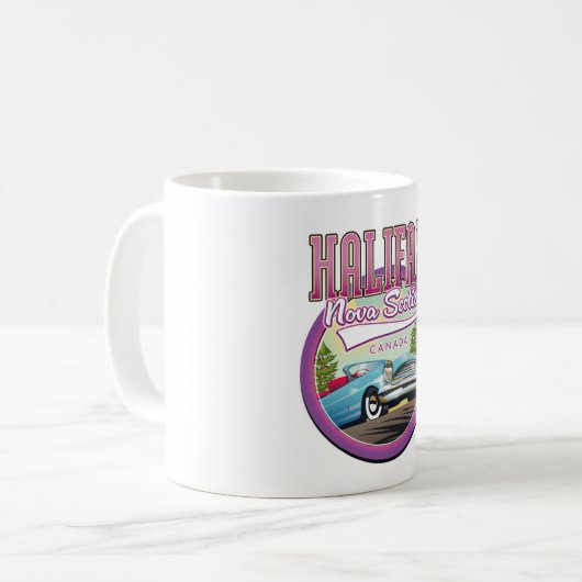 Halifax Nova Scotia Reiselogo Kaffeetasse (Vorderseite Links)