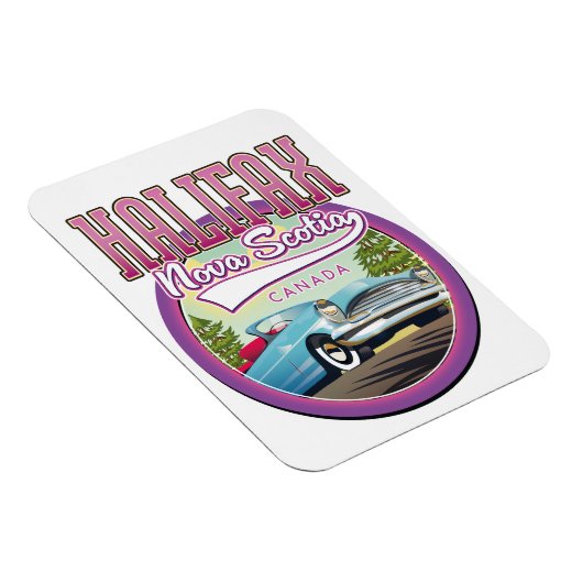 Halifax Nova Scotia Reiselogo Magnet (Rechte Seite)