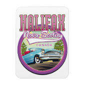Halifax Nova Scotia Reiselogo Magnet (Vertikal)