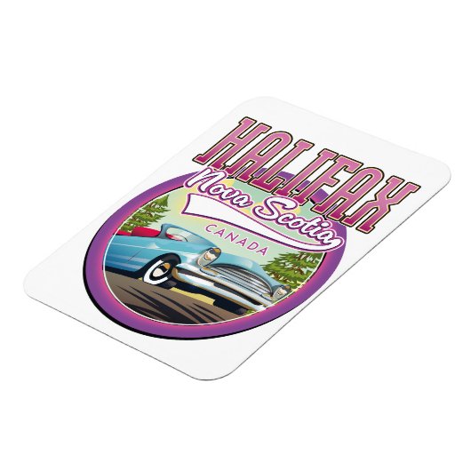 Halifax Nova Scotia Reiselogo Magnet (Linke Seite)