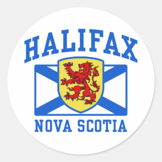 Halifax Nova Scotia Runder Aufkleber