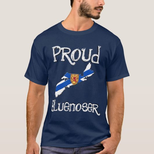 Halifax Nova Scotia T - Shirt Proud Bluenoser (Vorderseite)