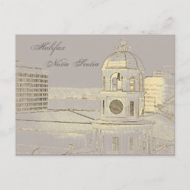 Halifax Nova Scotia Uhrturm Postkarte