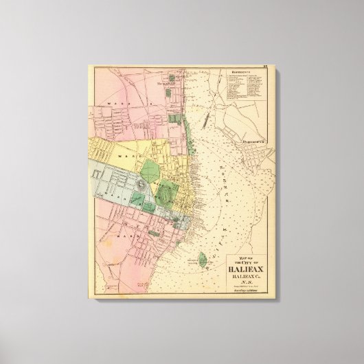 Halifax, NS Leinwanddruck (Vorderseite)