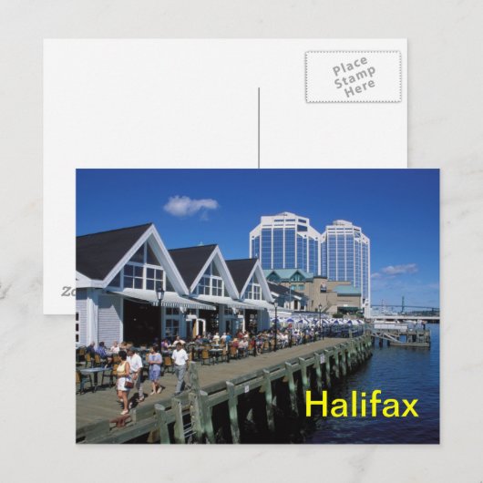 Halifax Postkarte (Vorne/Hinten)