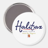 Halifax Script Magnet (Vorderseite/Rückseite)