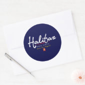 Halifax Script Runder Aufkleber (Umschlag)