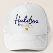 Halifax-Skript Truckerkappe (Vorderseite)