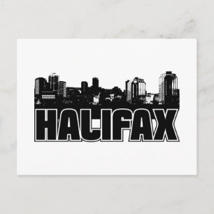Halifax Skyline Postkarte