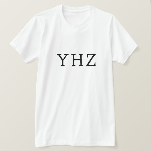 Halifax Stanfield International Airport YHZ Shirt (Design vorne)