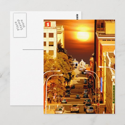 Halifax Street Postkarte (Vorne/Hinten)