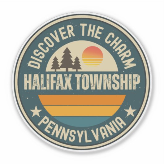 Halifax Township, Pennsylvania Aufkleber (Vorderseite)
